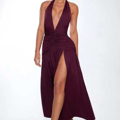 Morelly Pleated Maxi Dress