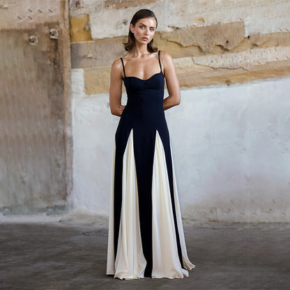 Morelly Contrast Maxi Dress