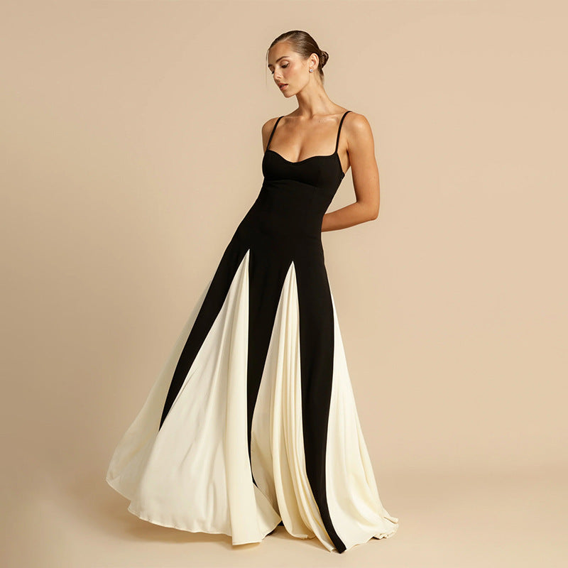 Morelly Contrast Maxi Dress