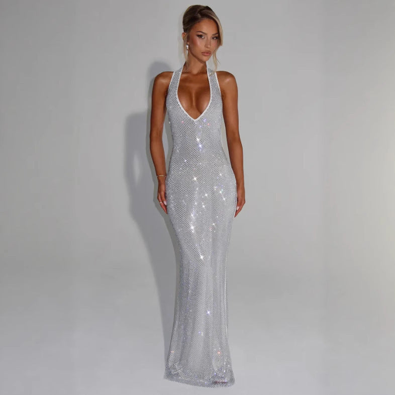 Morelly Sequins Maxi Dress
