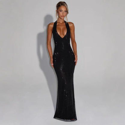 Morelly Sequins Maxi Dress