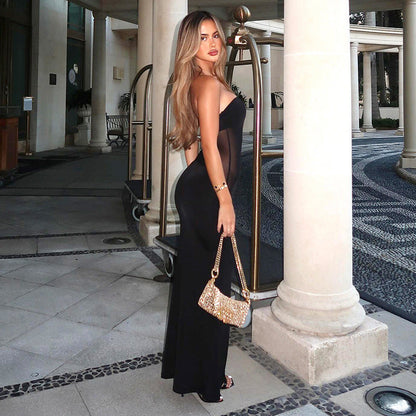 Morelly Sheer Maxi Dress